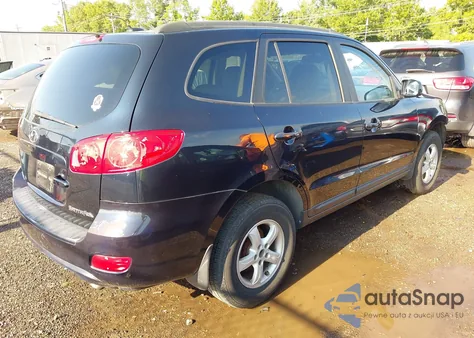 2008 Hyundai Santa Fe Gls z USA, uszkodzony, nr VIN 5NMSG13D18H149621